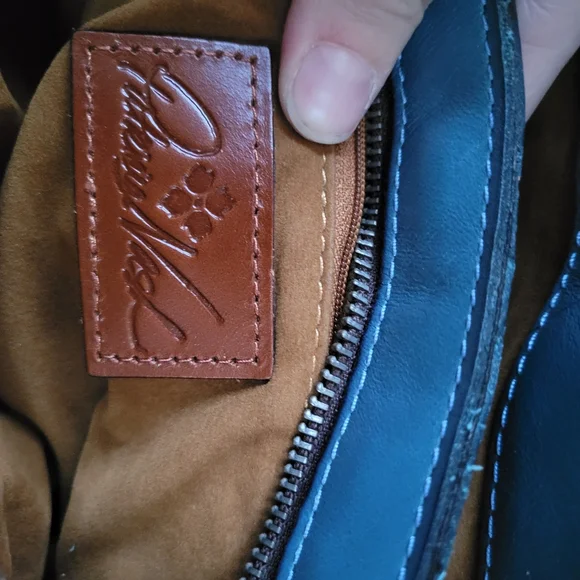 Patricia Nash Safflower Blue Leather Bag - Picture 7 of 7